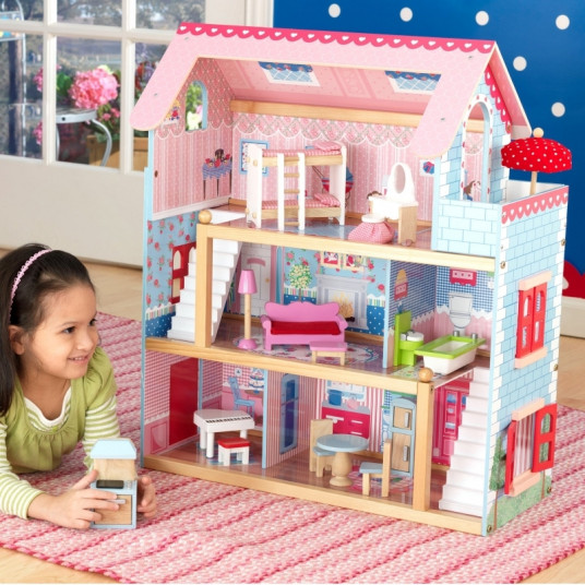  Lėlių namas Kidkraft Chelsea Doll Cottage 65054 