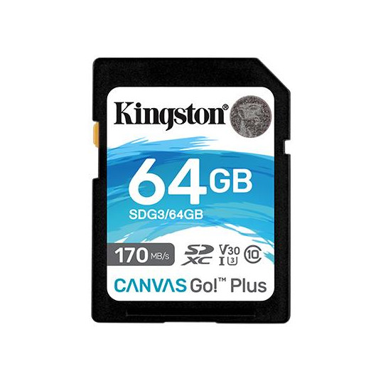  MEMORY SDXC 64GB UHS-I/SDG3/64GB KINGSTON 