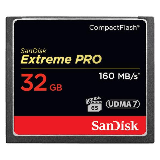  MEMORY COMPACT FLASH 32GB/SDCFXPS-032G-X46 SANDISK 