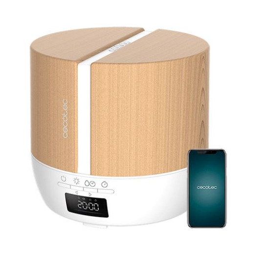  Oro drėkintuvas Cecotec Pure Aroma 550 Connected White Woody (su garso kolonėle) 