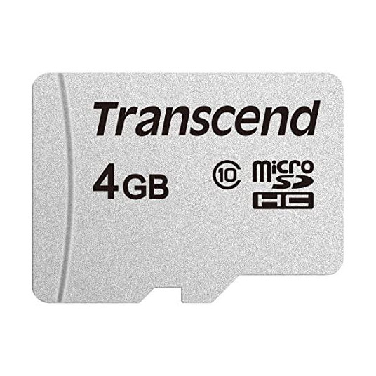  MEMORY MICRO SDHC 4GB/CLASS10 TS4GUSD300S TRANSCEND 