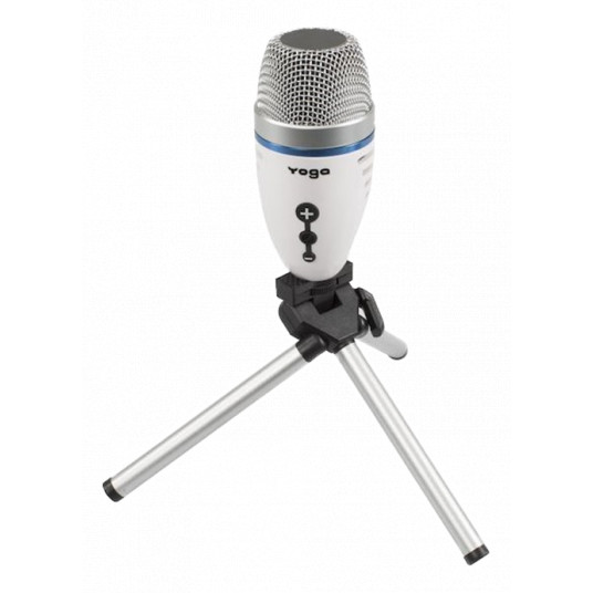  Mikrofonas YOGA USB, 50Hz-18kHz, baltas / EM-310U 