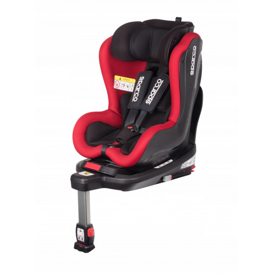  Automobilinė kėdutė Sparco SK500i black-red MAX 0-18 kg 