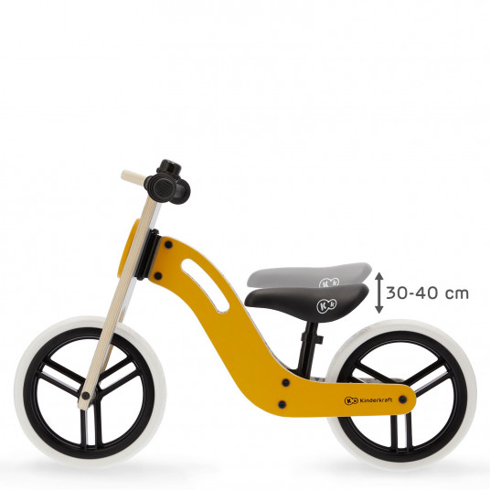  Balansinis dviratis KINDERKRAFT UNIQ, Honey 12'', KKRUNIQHNY0000 