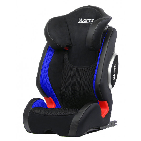  Automobilinė kėdutė Sparco F1000KI Black-Blue Isofix (F1000KI-G23BL) 15-36 Kg 