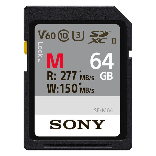 Sony SF-M64 64 GB, SDXC, Flash memory class 10 
