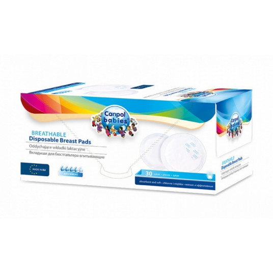  CANPOL BABIES vienkartiniai įklotai į liemenėlę, 30 vnt., 1/653 