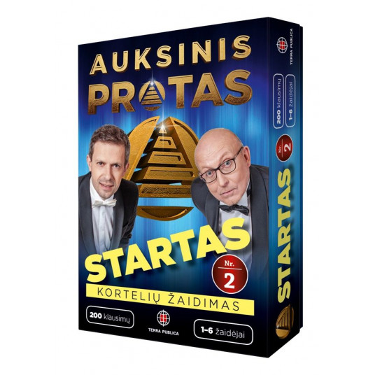  Kortelių žaidimas "Auksinis protas. Startas Nr. 2" 