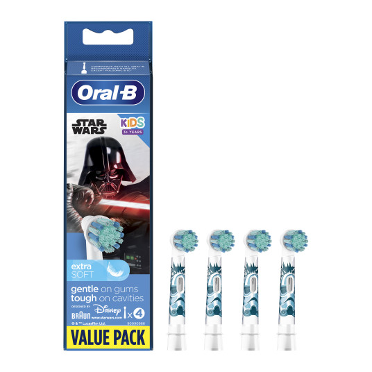  Dantų šepetėlio antgalis Oral-B EB10-4 kids star wars 