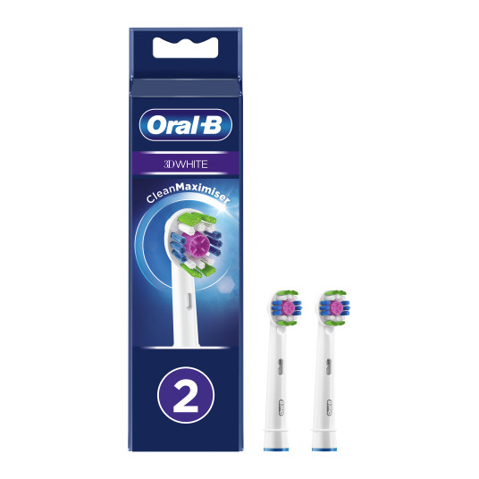  Dantų šepetėlio antgalis Oral-B EB18-2 3D White 