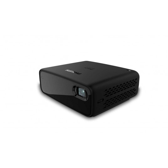  Philips PicoPix Micro 2TV Mobile Projector, 854x480, 16:9, 600:1, Black 