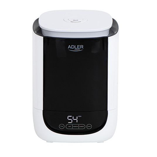  Adler Air Humidifier AD 7966 35 m³, 25 W, Water tank capacity 4.6 L, Ultrasonic, Humidification capacity 280 ml/hr, White/Black 