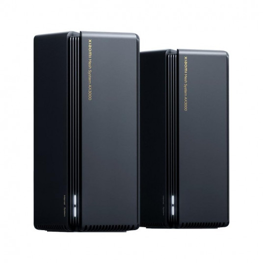  Xiaomi Mesh System   AX3000 (2-pack) 802.11ax, 574+2402 Mbit/s, Ethernet LAN (RJ-45) ports 3, Mesh Support Yes, MU-MiMO No, Antenna type Internal, Black 
