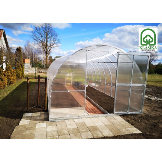Arkinis šiltnamis KLASIKA TUBE 30 m2 4mm danga