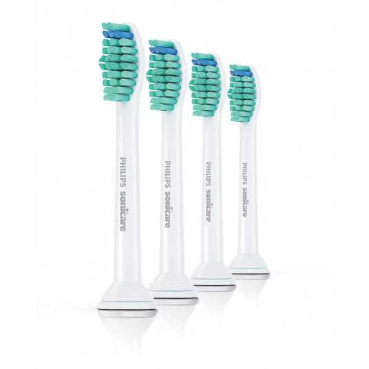  Philips Toothbrush Heads HX6014/07 Standard Sonic Heads, For adults and children, Number of brush heads included 4, Sonic technology,  White 