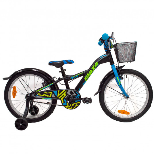  Vaikiškas dviratis 4KIDS Blaze 20" dydis 10"(25.5 cm) (aliuminis, juodas) 
