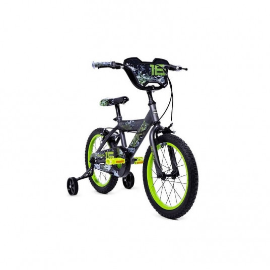  Vaikiškas dviratis Huffy Delirium 16", pilka/žalia 