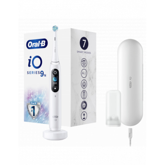 Elektrinis dantų šepetėlis Oral-B iOM9.1A1.1AD White Alabaster