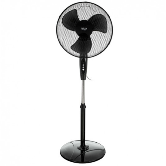  Adler Fan AD 7323b	 Stand Fan, Number of speeds 3, 90 W, Oscillation, Diameter 40 cm, Black 