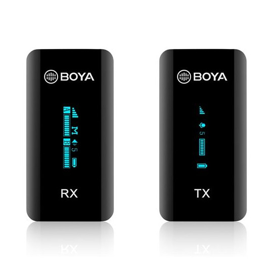  Boya BY-XM6-S1 Dual Wireless Lavalier Microphone 