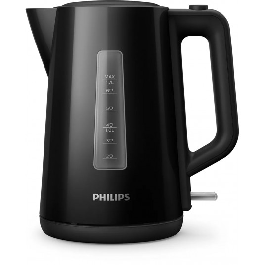  PHILIPS DAILY WATER KETTLE, BLACK 1.7L 