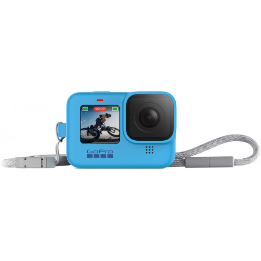  Dėklas Gopro Sleeve + Lanyard for Hero 9 Blue 
