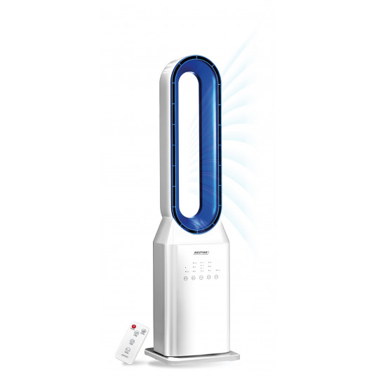  MPM MWP-31	 Bladeless fan, Timer, Number of speeds 3, 50 W, Oscillation, Diameter 23.5 cm, White/Blue 