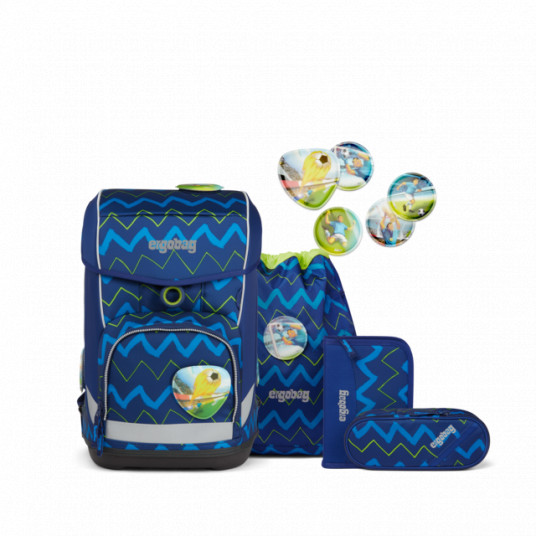  Kuprinės rinkinys Ergobag Cubo light SET Soccer FanBear 