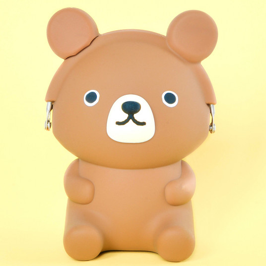 Silikoninė piniginė 3D Bear, Brown