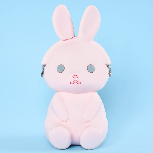  Silikoninė  piniginė 3D Rabbit, Pink 