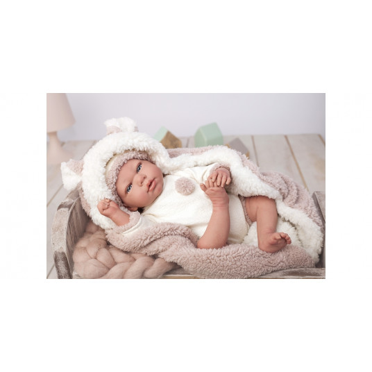  Reborn kūdikėlis su šiltu pleduku, 40 cm AR98053 