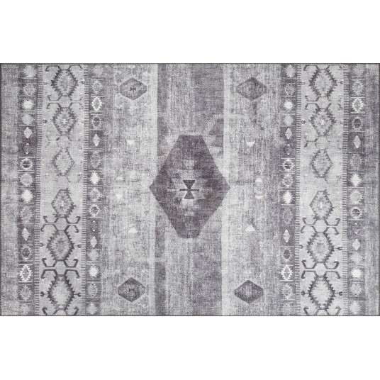  Durų kilimėlis (75 x 230) Conceptum Hypnose Soul Chenille - Gray AL 225 - Daugiaspalvis 