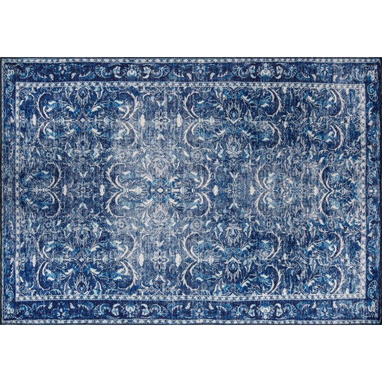  Durų kilimėlis (75 x 150) Conceptum Hypnose Dorian Chenille - Dark Blue AL 152 - Daugiaspalvis 