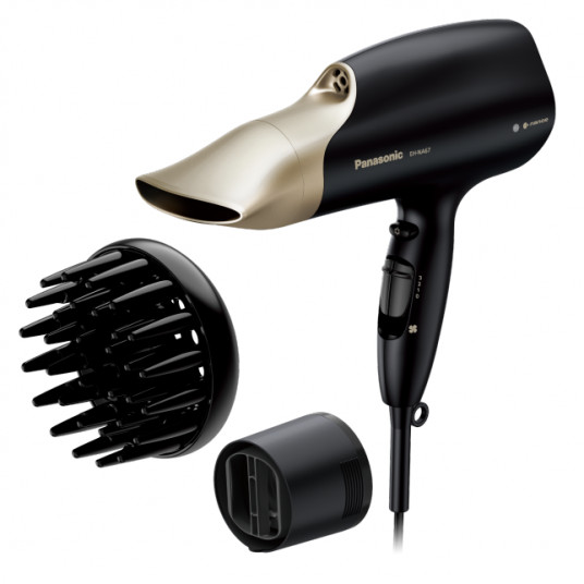  Panasonic Hair Dryer EH-NA67PN825 Nanoe 2000 W, Number of temperature settings 4, Ionic function, Diffuser nozzle, Black/Gold 