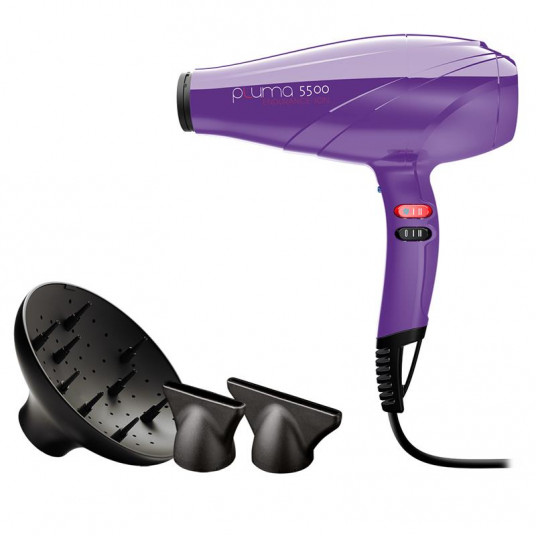 Hair Dryer Pluma. AC motor, GA.MA, violet