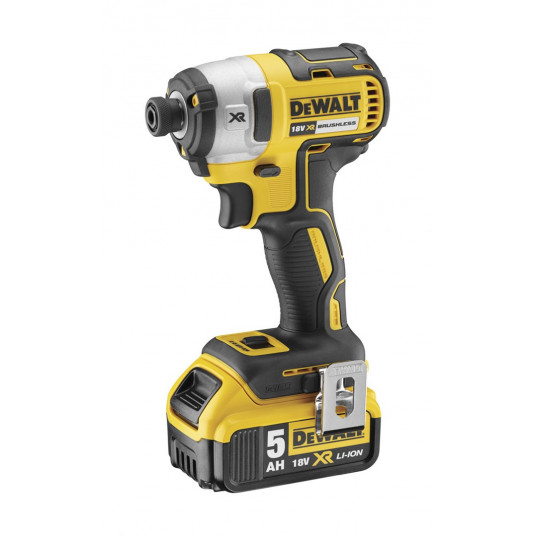  DeWALT DCF887P2-QW elektrinis veržliaraktis Juodas, geltonas 1/4" 3250 aps/min 205 N-m 18 V 