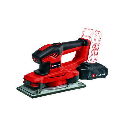  Einhell TE-OS 18/230 Li Solo Lakštinis šlifuoklis 11000 RPM 22000 OPM Juoda, Raudona 