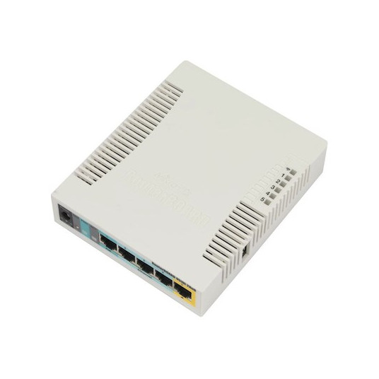  Mikrotik RB951Ui-2HnD Balta Maitinimas per Eternetą (PoE) 