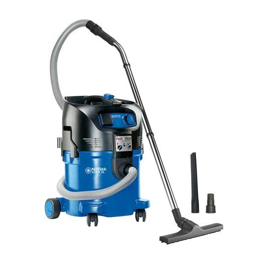  Nilfisk ATTIX 30 30 L Būgninis siurblys Sausas ir drėgnas 1500 W Dulkių maišas 