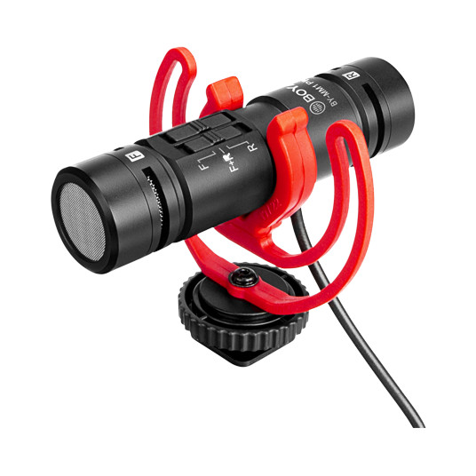  Mikrofonas Boya BY-MM1 Pro Dviejų kapsulių, kondensatorinis, juodas / BOYA10183 