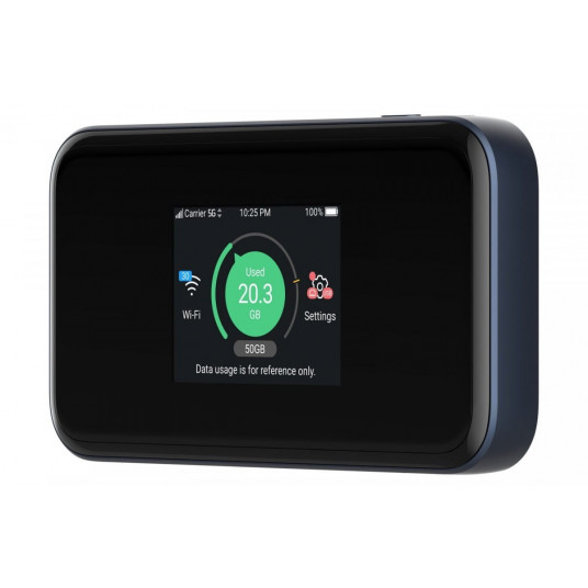  ZTE belaidis maršrutizatorius MU5001 Mobile WiFi6 3800 Mbps 5G LTE Black 