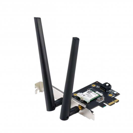  Asus Wi-Fi Adapter, Tri-Band, Wi-Fi 6E Adapter PCE-AXE5400 802.11ax 