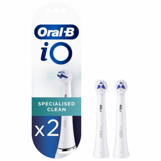  Braun Spare brush io Specialised Clean White 2pcs 