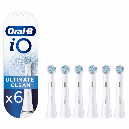 Braun Spare brush io Ultimate Clean White 6pcs
