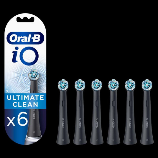  Braun Spare brush io Ultimate Clean Black 6pcs 