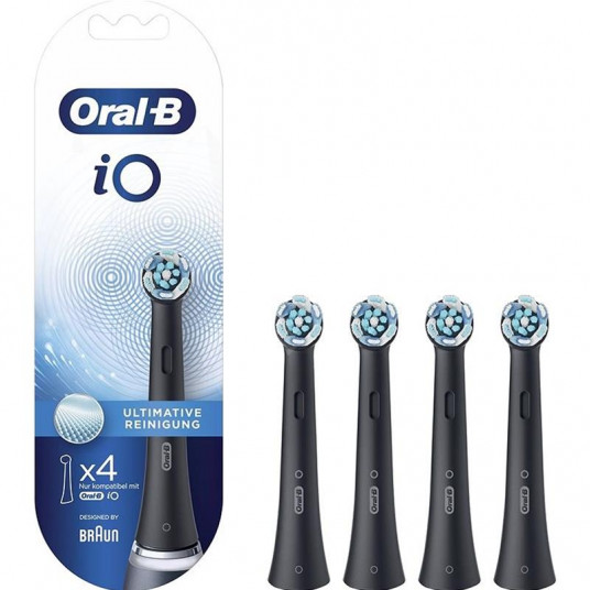 Braun Spare brush io black 4pcs