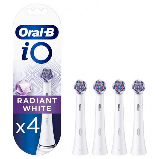  Braun Spare brush io Radiant White 4pcs 