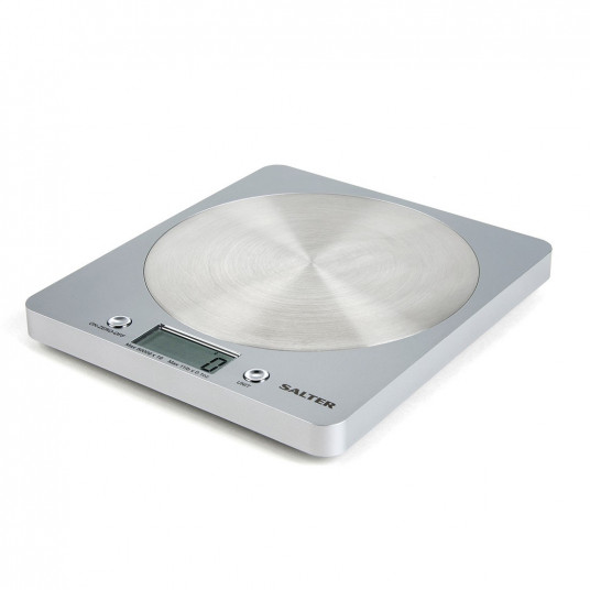  Salter 1036 SVSSDR Disc Electronic Digital Kitchen Scales - Silver 