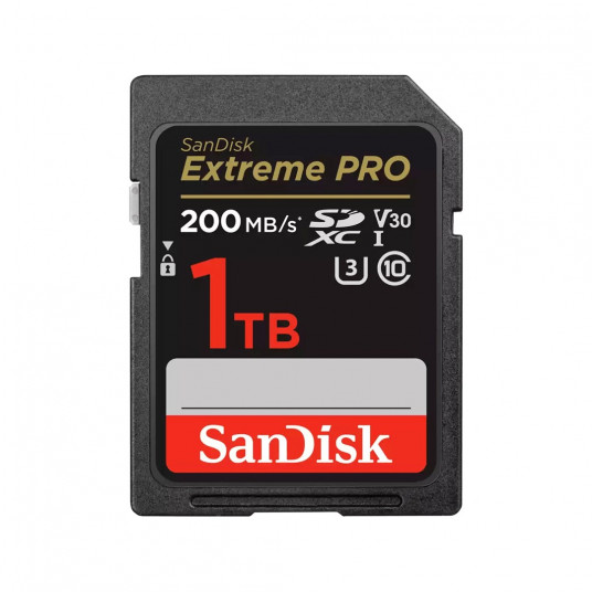  SanDisk SDXC 1TB Extreme Pro 200/140 MB/s V30 UHS-I U3 