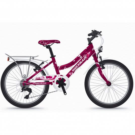  Vaikiškas dviratis SHOCKBLAZE  Jessy 20" 6G dydis 11,5" (29cm) (violetinė) 